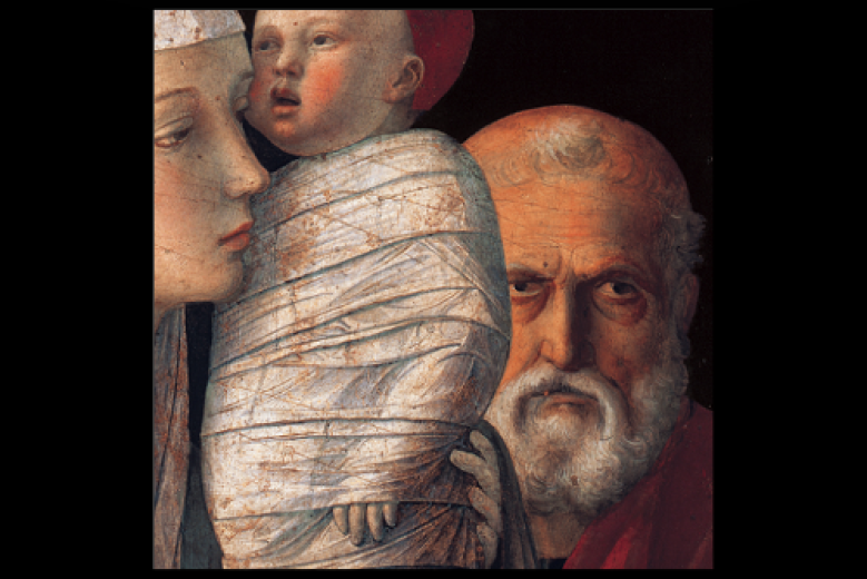 Giovanni Bellini, Presentazione di Gesù al Tempio, particolare