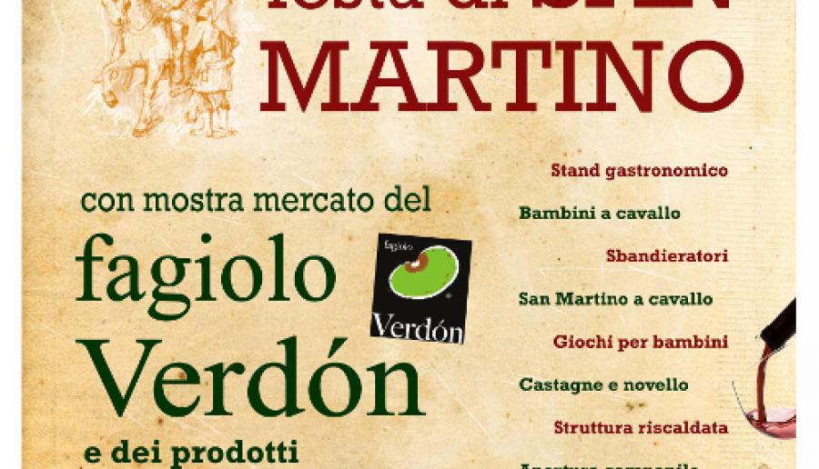 Festa di San Martino e la Prima mostra mercato del fagiolo Verdón Festa di San Martino e la Prima mostra mercato del fagiolo Verdón