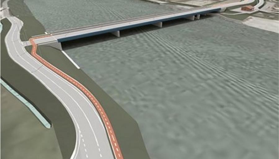 grafica del ponte sulla foce del Brenta grafica del ponte sulla foce del Brenta