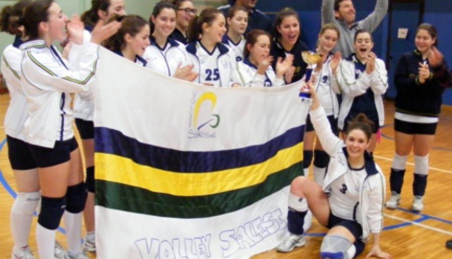 la squadra (dal sito www.volleysalese.it) campionesse: la squadra under 16 del volley di Santa Maria di Sala