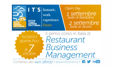 ITS Turismo di Jesolo corso in Restaurant Business Management ITS Turismo di Jesolo corso in Restaurant Business Management