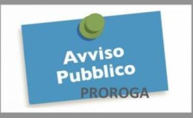 Proroga di avviso pubblico