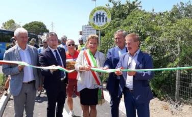 taglio nastro ciclabile cavallino treporti