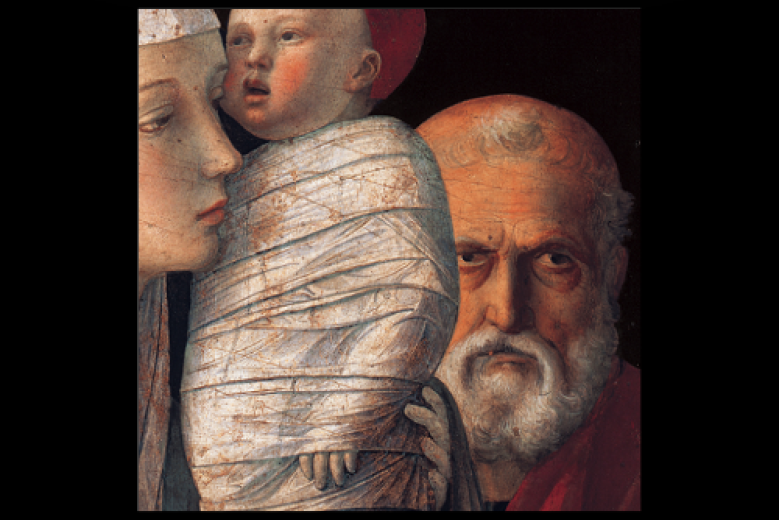 Giovanni Bellini, Presentazione di Gesù al Tempio, particolare Giovanni Bellini, Presentazione di Gesù al Tempio, particolare