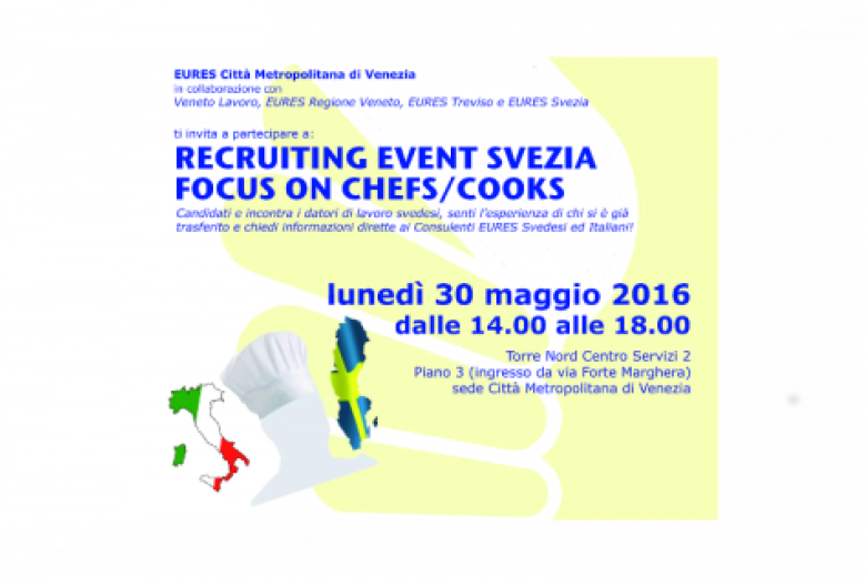 Recruiting event Svezia Focus on Chefs/Cooks