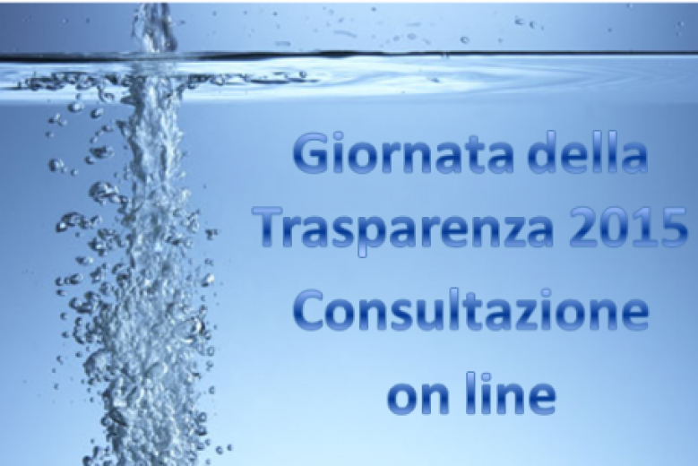 Giornata della Trasparenza 2015 Giornata della Trasparenza 2015