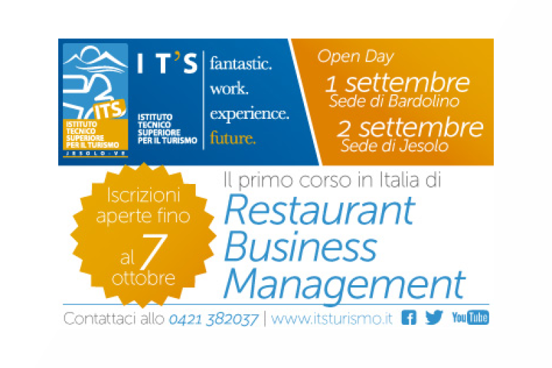 ITS Turismo di Jesolo corso in Restaurant Business Management ITS Turismo di Jesolo corso in Restaurant Business Management