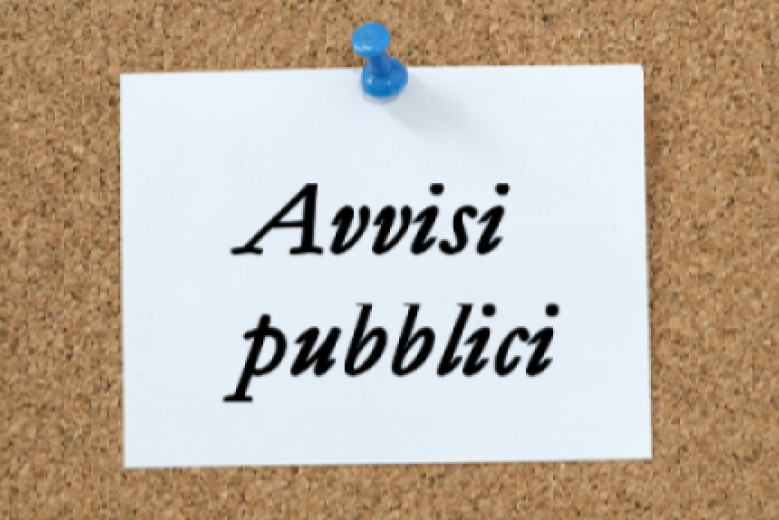 avvisi pubblici avvisi pubblici