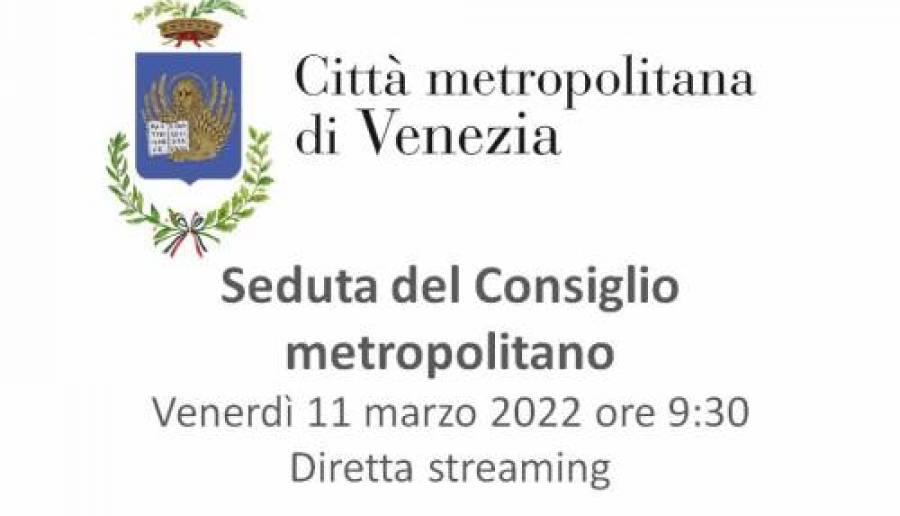 Consiglio metropolitano in diretta streaming